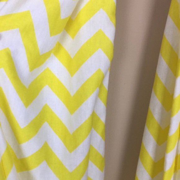 3/$15: Yellow and White Infinity Scarf - Picture 3 of 3